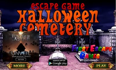 Escape Game Halloween Cemetery walkthrough FEG.