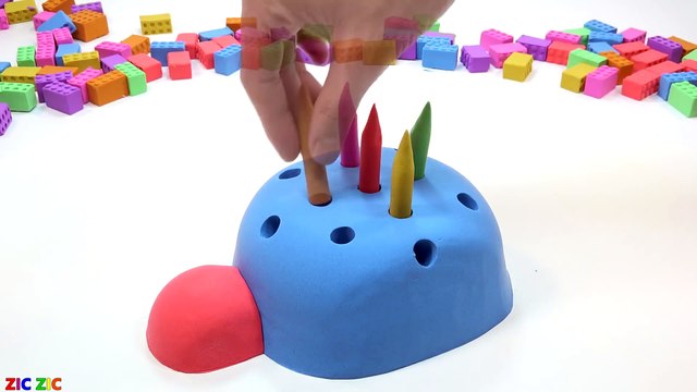 DIY How To Make Kinetic Sand Hedgehog Animals & Learn Colors Mad Mattr Creative Fun For Kids