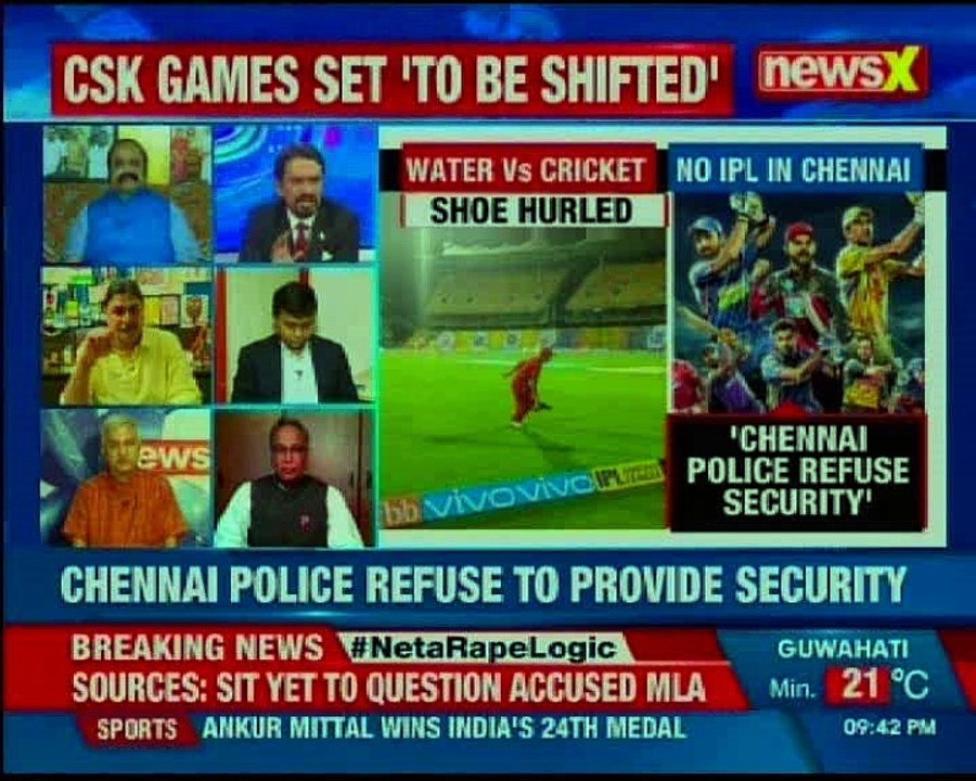 Sales of tickets of matches postponed; Chennai police refuse to provide security — Nation at 9