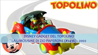 DISNEY CARS GADGET TOPOLINO - LIMOUSINE DI ZIO PAPERONE (ita) TOY REVIEW RECENSIONE