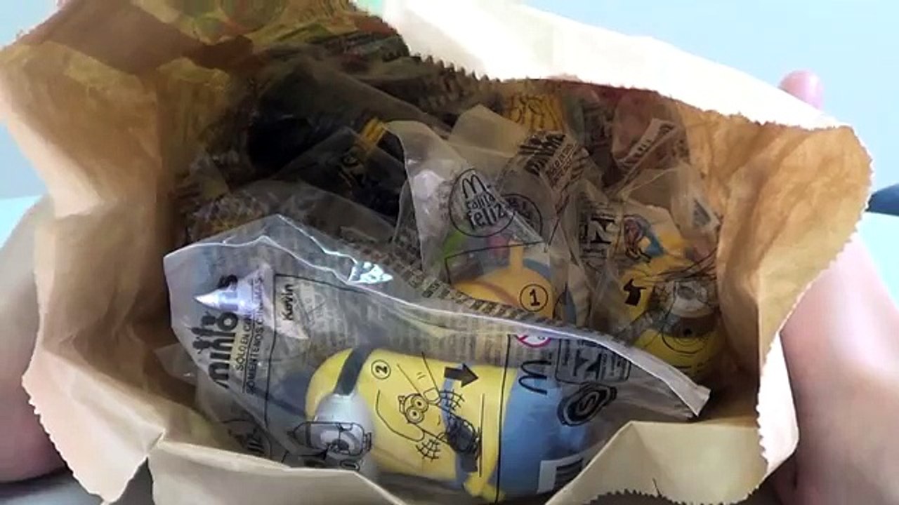 Minions (TODOS)Brindes McLanche Feliz- Mês de Junho new- McDonalds