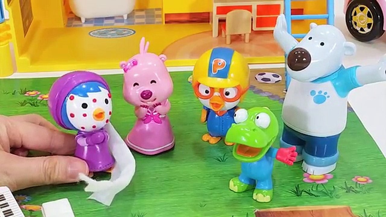 뽀로로 패티 마법의 컬러 거품 목욕놀이 Patty Pororo color bubble bath play