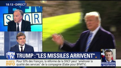 Syrie: "Les missiles arrivent", prévient Donald Trump (1/2)