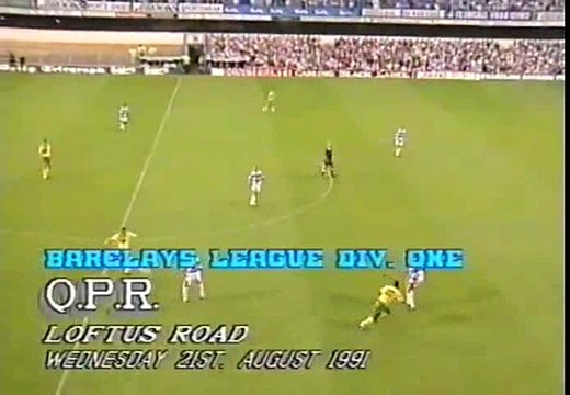 Queens Park Rangers - Norwich City 21-08-1991 Division One