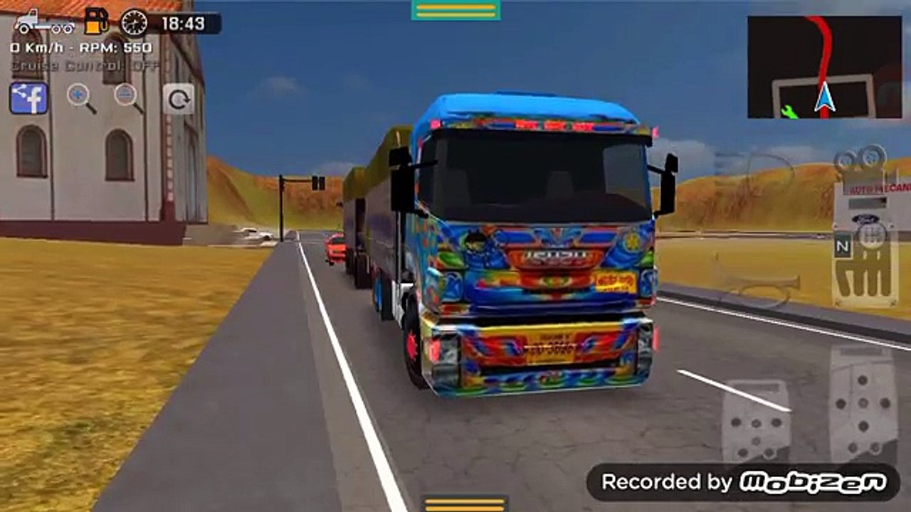 รถพ่วงไทย isusu 360 #เกมส์ grand truck simulator
