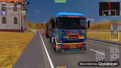 รถพ่วงไทย isusu 360 #เกมส์ grand truck simulator