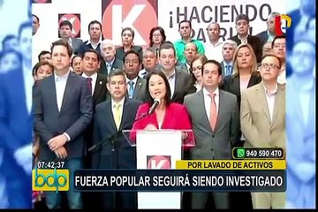 Reacciones tras investigación a Fuerza Popular bajo ley de crimen organizado