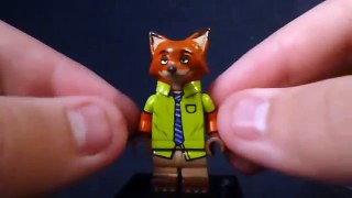 Custom Lego Zootopia Minifigures: Judy Hopps and Nick Wilde