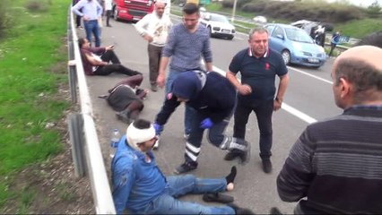 Bolu’da, otoyolda can pazarı: 1 ölü 4 yaralı