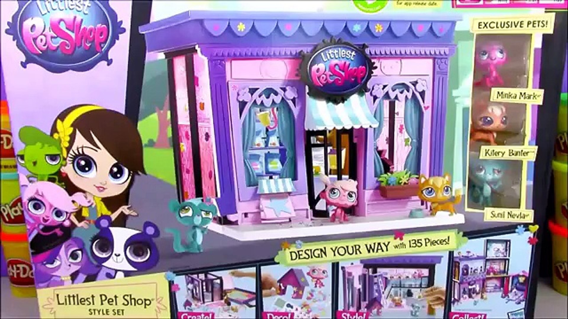 ⁣Littlest Pet Shop Style Set LPS Toy Unboxing