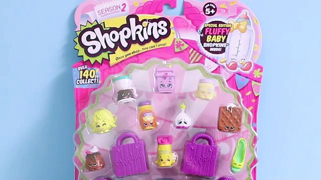 Shopkins Season2 12-Pack - Cute Kawaii Collectible Toys with Surprise Blind Bags
