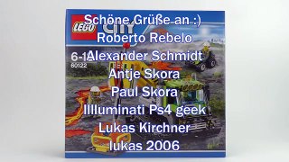LEGO City Set 60122 Vulkan Raupe Review deutsch german