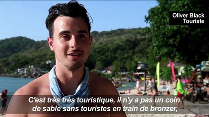 Dans la baie Maya, pas "un coin de sable sans touristes"