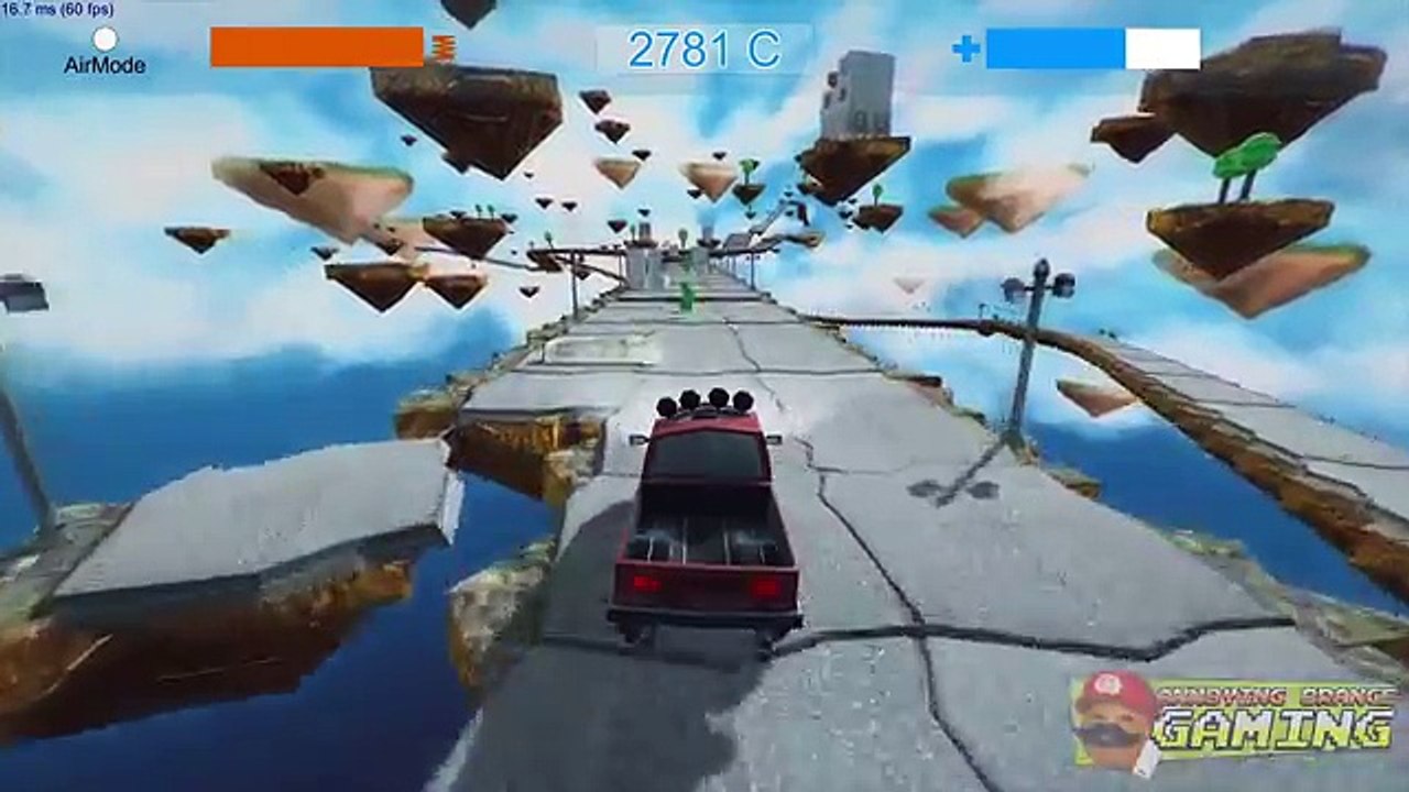 Midget Apple plays Crazy Cars 3D (WACKY GAMEPLAY)