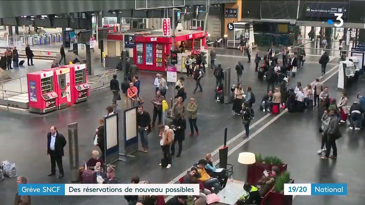 SNCF : des réservations ouvertes pour les jours de grève