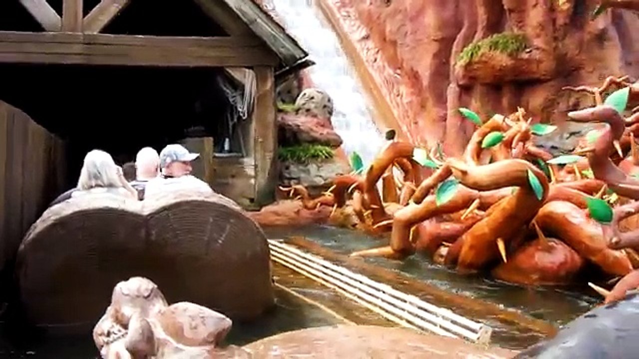 Splash Mountain, Magic Kingdom, Walt Disney World Orland, Front Seat POV new