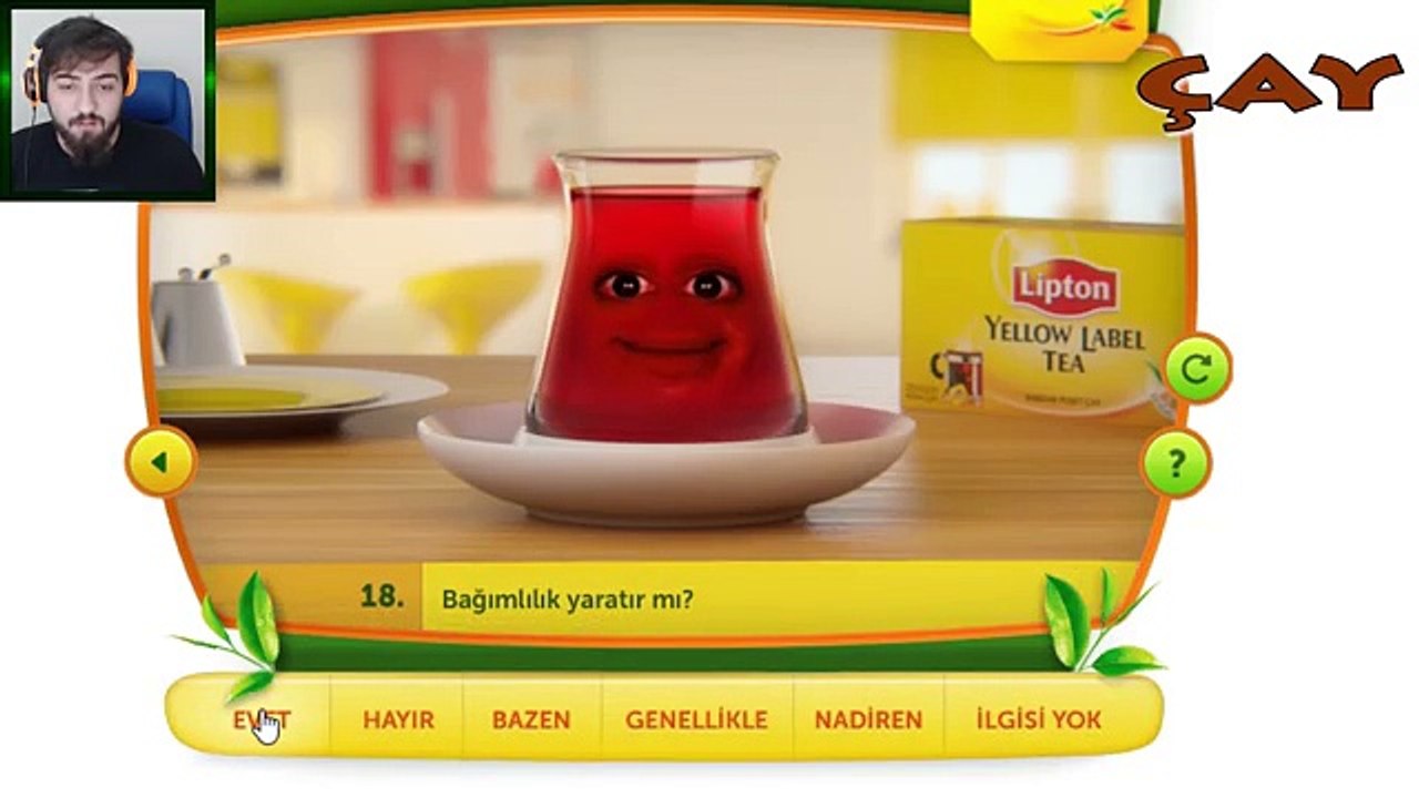 Akıllı Çay Kafa - (Akıllı Çay Bardağı)(Çay - Priz - Tablo -Mikrofon )