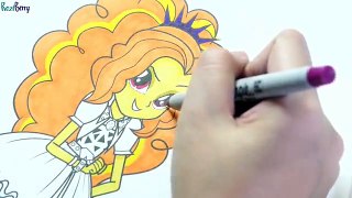 Adagio Dazzle coloring book mlp equestria girl coloring pages for kids