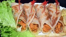 Chicken Paratha Roll - Kids Lunch Box Idea - Breakfast Recipe