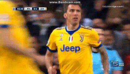 =-------->Mario Mandzukic Real Madrid 0 - 1 Juventus------------>