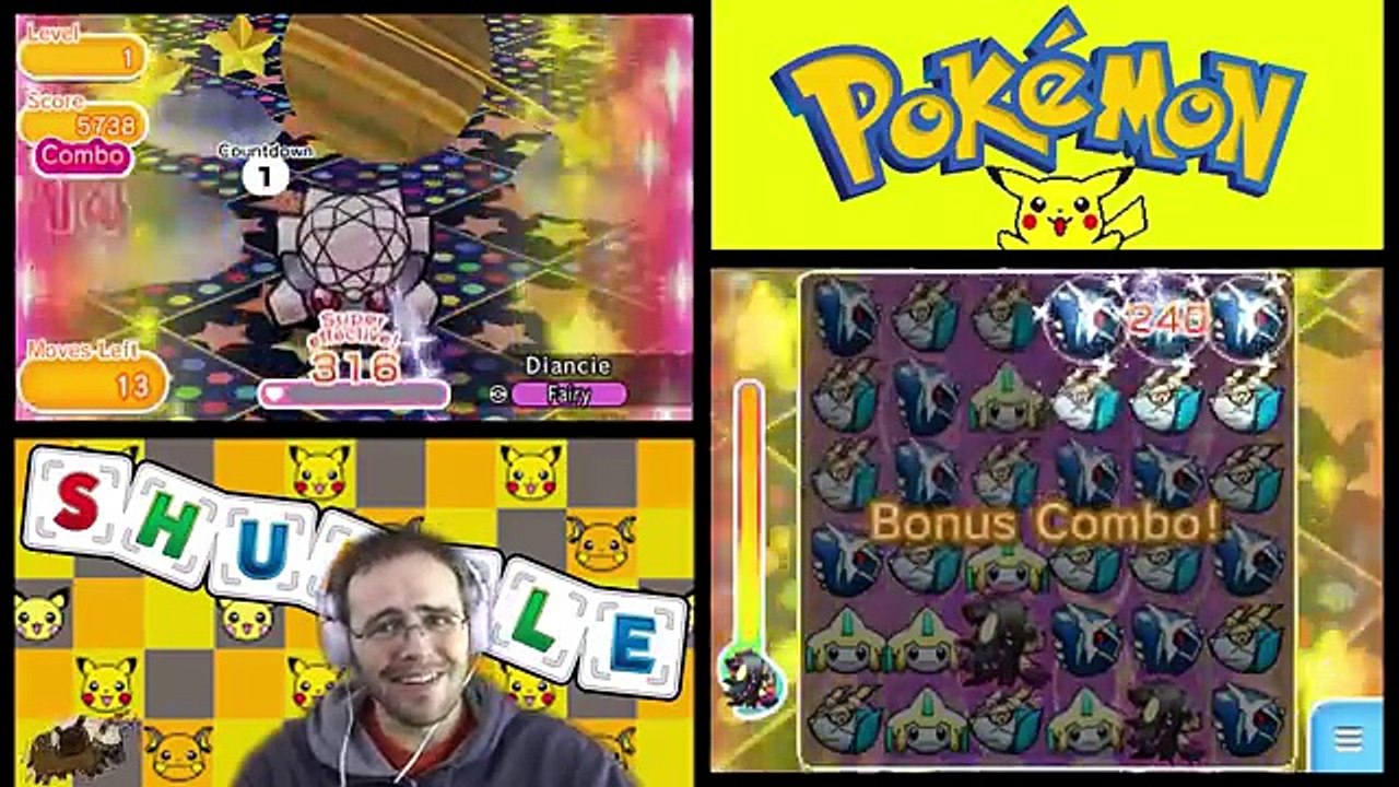 Pokemon Shuffle - Diancie Levels 1 thru 50 - Episode 91