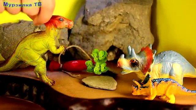 Динозавры для детей. Богатый и странник. Развивающее видео для детей. Театр игрушек Мурзик ТВ
