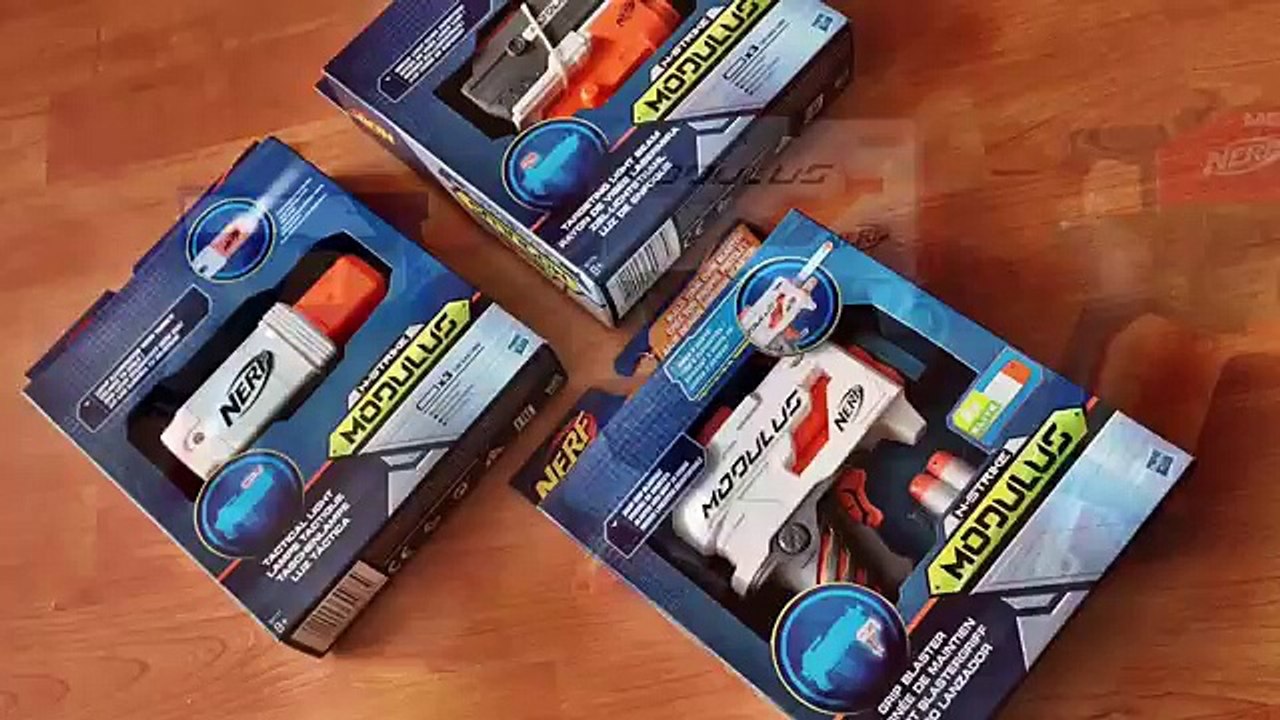 [REVIEW] New Nerf MODULUS UPGRADE KITS - Summer 2016 | Nerf Gun Attachments