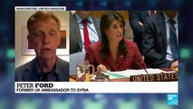 Peter Ford, former UK ambassador to Syria, speaks to FRANCE 24