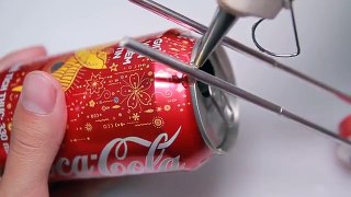Como fazer Moto Grande de latinha da Coca Cola