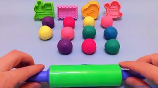 Işıltılı Play Doh Topları ve Kalıpları ile Çocuklar için Yaratıcı ve Eğlenceli