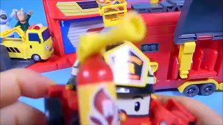 RoboCar Poli and SuperWings car toys fire truck police car airplane center