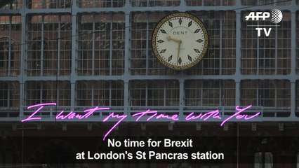 Tracey Emin sends anti-Brexit message in pink neon