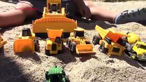 Construction Trucks for Children - JackJackPlays with excavators, wheel loaders, and bulldozers