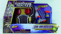 Marvel - Guardians of the Galaxy - Star-Lord Battle Gear and Quad Blaster - Nerf - Hasbro