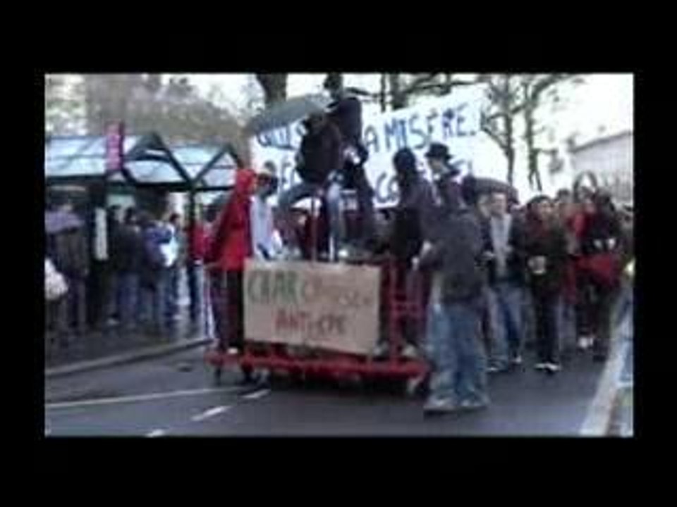 Manifestation Anti CPE à Nantes 28 Mars
