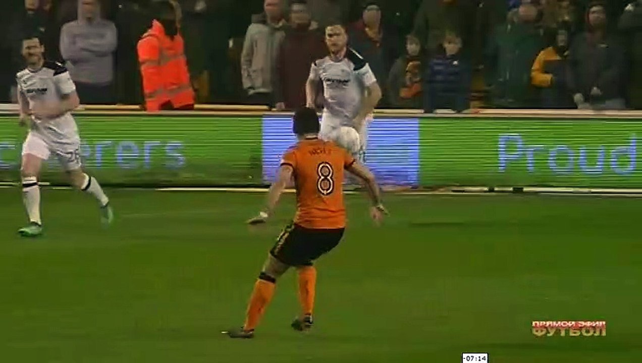 Ruben Neves Super Goal HD - Wolves 2-0 Derby 11.04.2018