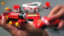 Aprende el color Rojo para chicos, con Vehículos utilitarios, Automóviles, Carros de Bomberos