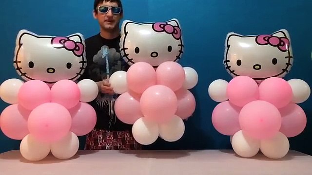Easy Hello Kitty Balloon Decorations!