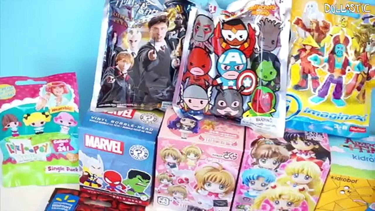 Surprise Blind Bag Marathon 18 - Part2 - Shopkins, Hello Kitty, Sailor Moon, Kidrobot and Marvel
