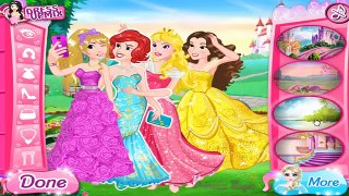 ♡ Disney Princess Selfie - Ariel Cinderella Belle & Rapunzel ♡ Dress Up Game for Baby Girls