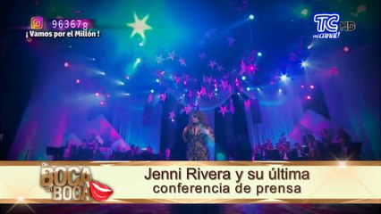 Jenni Rivera y su última conferencia de prensa