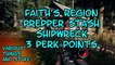 Far Cry 5 Faith's Region Prepper Stash Shipwreck 3 Perk Points