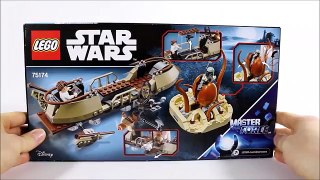 LEGO STAR WARS DESERT SKIFF ESCAPE 75174 SET REVIEW