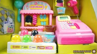 Ice Cream Shop Cash Register 똘똘이 아이스크림 가게 계산대 놀이 장난감 콩순이 뽀로로 포코요 Pocoyo