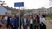 Wethouders Mijnans en Van der Schaaf onthullen bord Elisabeth Votsisplein / Spijkenisse 2018
