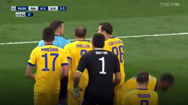 Gianluigi Buffon Red Card / Real Madrid 1-3 Juventus