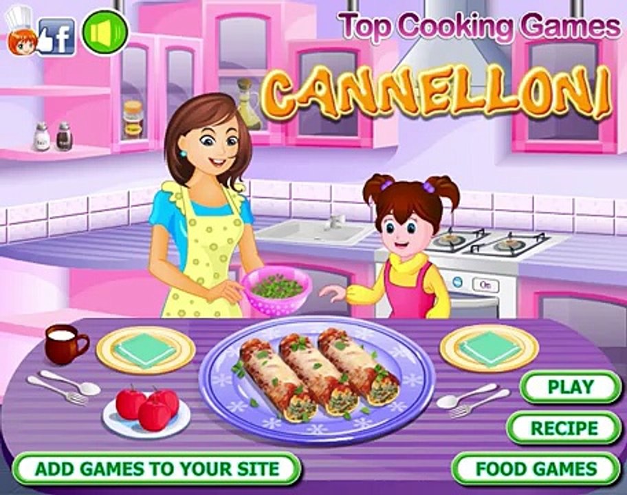 Cannelloni Game Video by Top Cooking Games | Fun Game Video For Kids