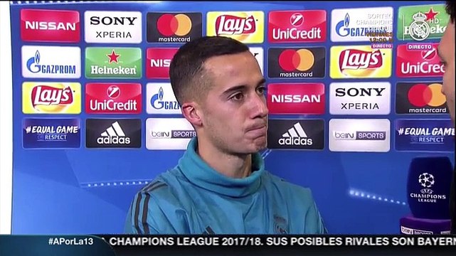 Lucas Vázquez: Benatia llega y me arrolla; no hay dudas de que es penalti