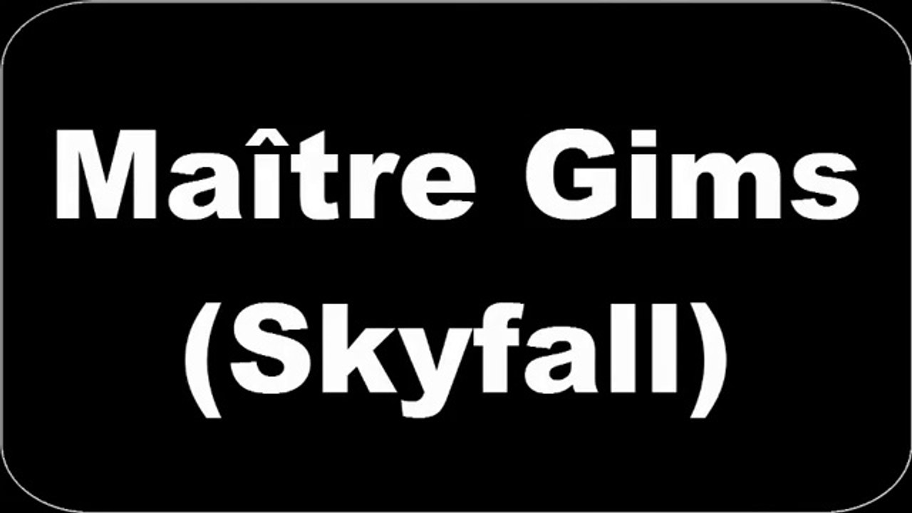 Maitre Gims - Skyfall (Paroles/Lyrics)