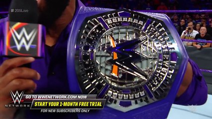 Buddy Murphy ruins Cedric Alexander's Championship Celebration- WWE 205 Live, April 10, 2018